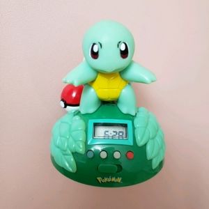 *VINTAGE* Pokemon Squirtle Alarm Clock Host Pick